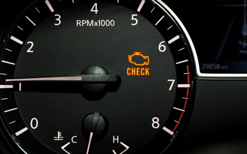 Check Engine Light Warnings & A Common Cause